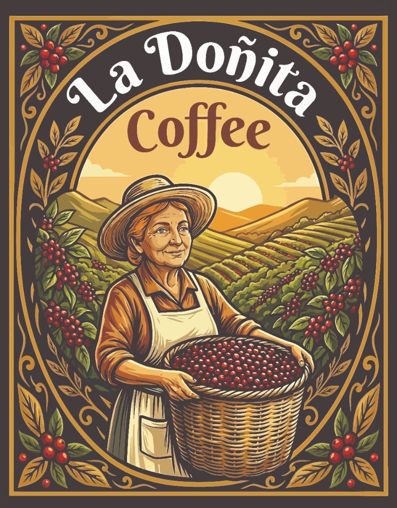 La Doñita Coffee Logo